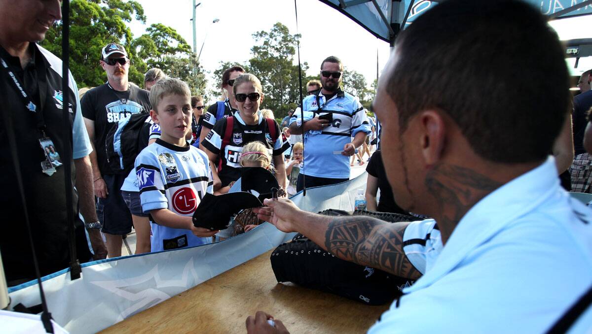 The Sharks start the season off with a win-meet the players.Picture John Veage
