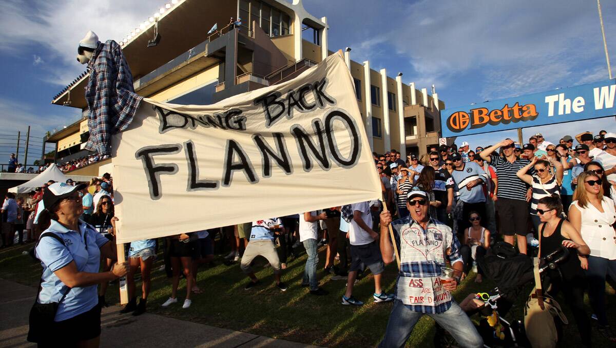 The Sharks start the season off with a win-Bring back Flanno.Picture John Veage